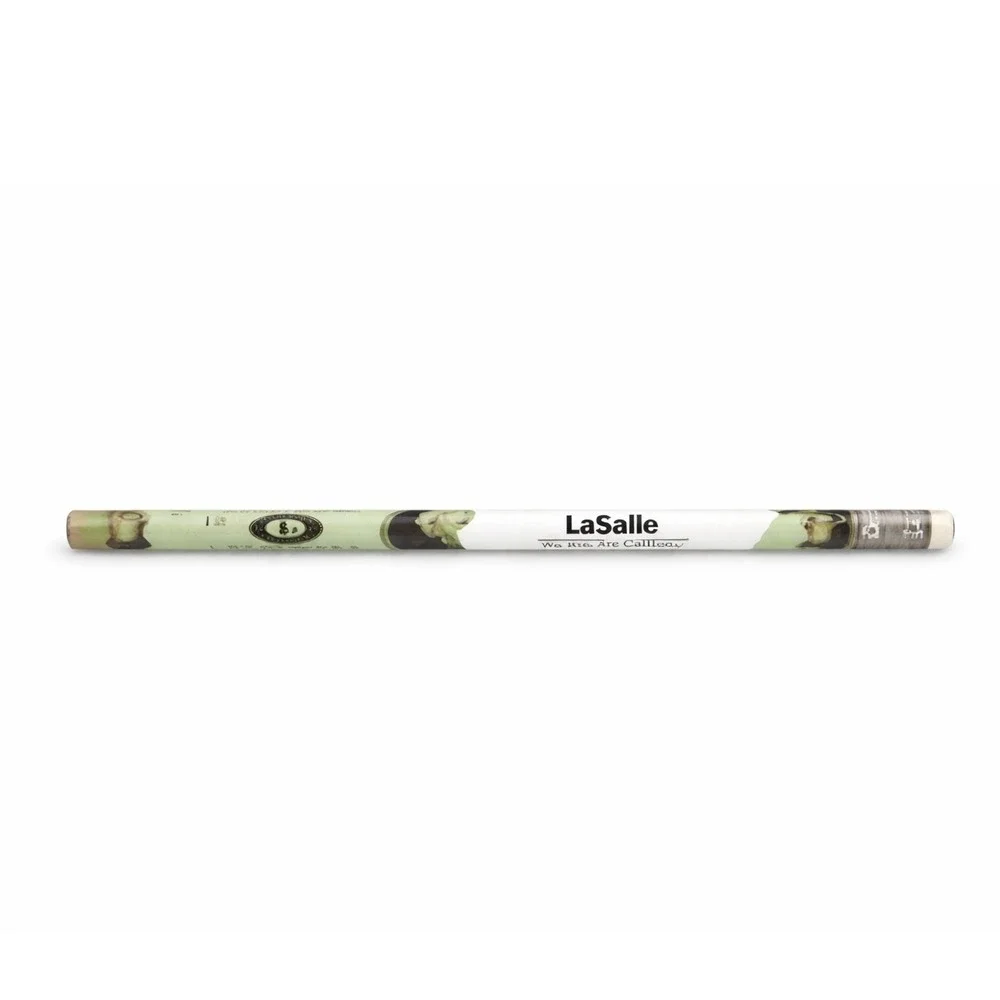 Vtg LaSalle Bank Wood Pencil $20 Bill Money Art Chicago Banking Collectible‎